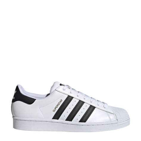 adidas Originals Superstar sneakers wit/zwart 